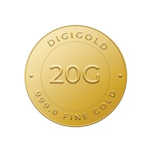 Digigold 20 gram gold coin 24k (99.9%)