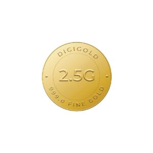 Digigold 2.5 gram gold coin 24k (99.9%)