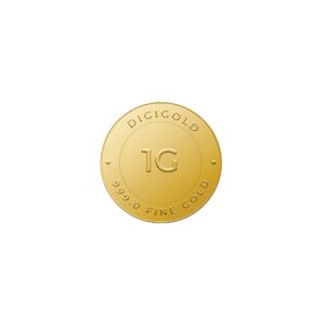 Digigold 1 gram gold coin 24k (99.9%)