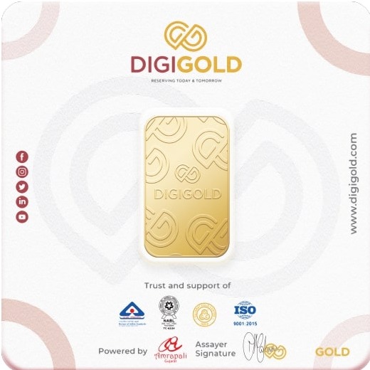 Digi gold 50 gram gold mint bar 24k (99.9%) - Image 4