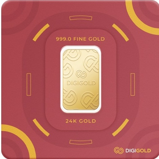 Digi gold 50 gram gold mint bar 24k (99.9%) - Image 3