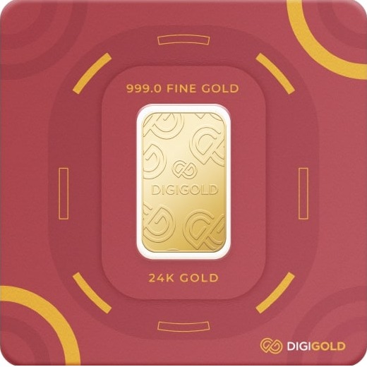 Digigold 2 gram gold mint bar 24k (99.9%) - Image 3