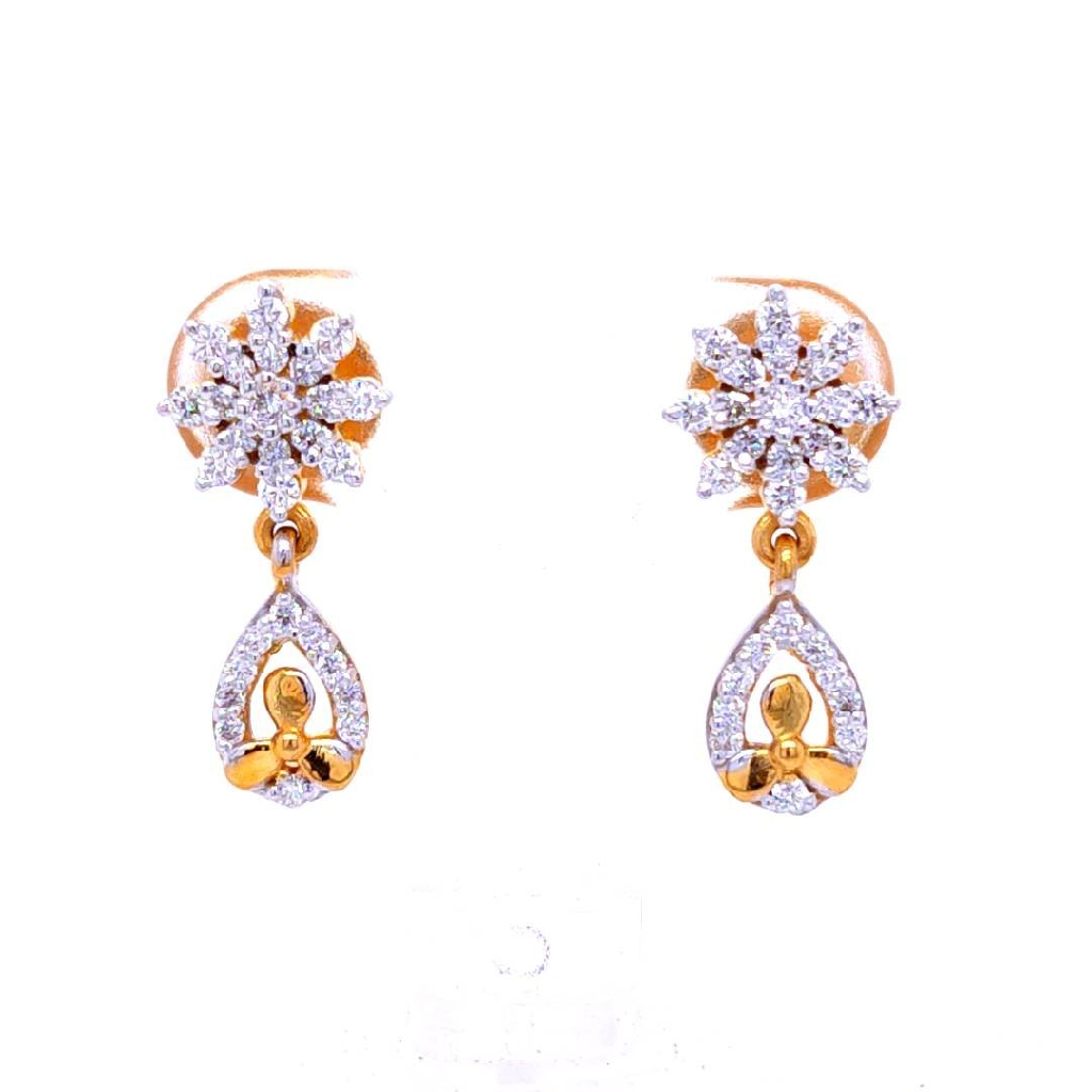 Floral Grace Diamond Mangalsutra Set - Image 2