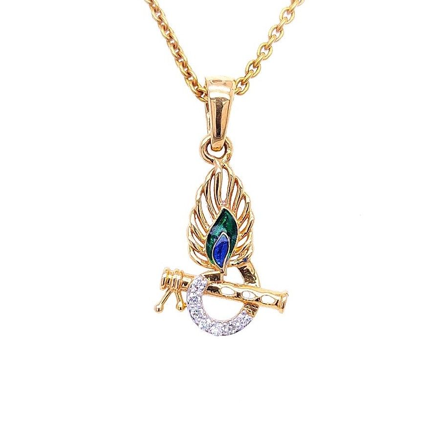 Shri Krishna Diamond Pendant - Image 3