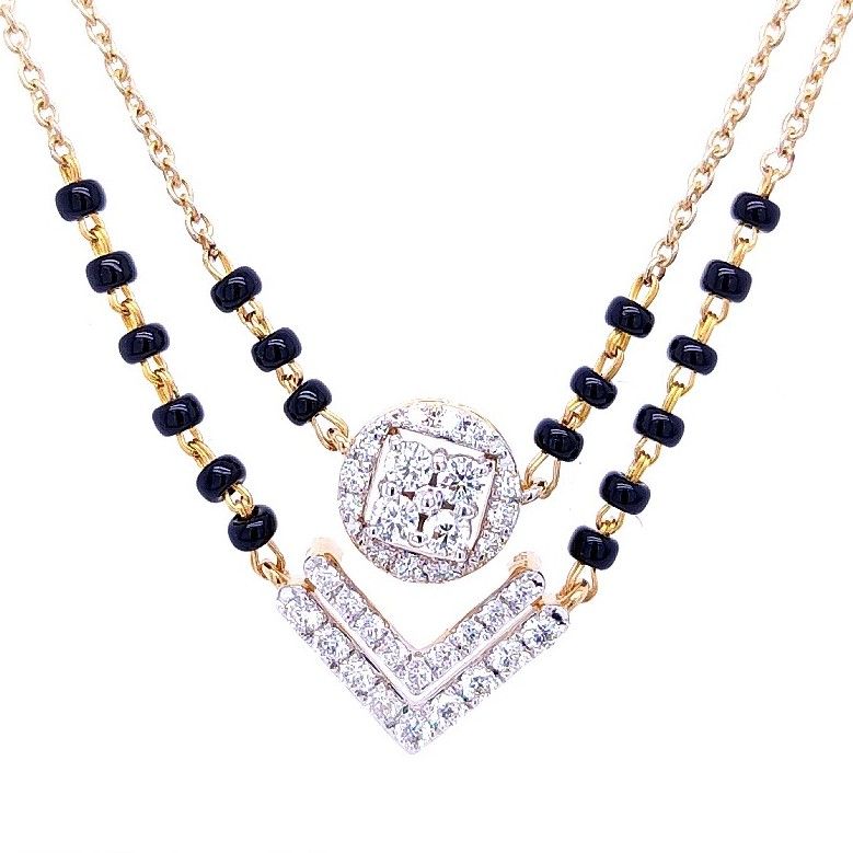 Dineta Diamond Mangalsutra - Image 3