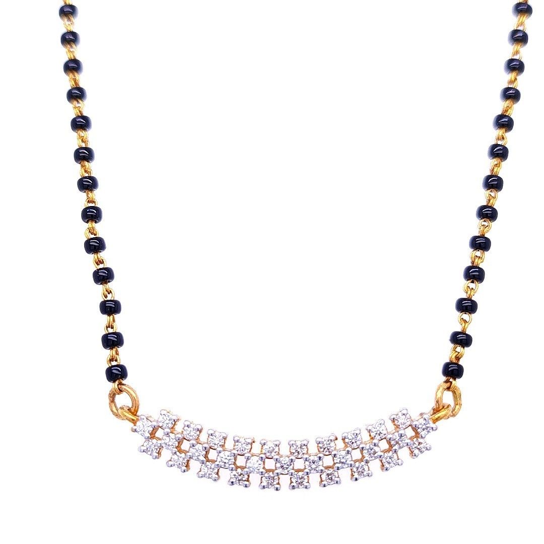 Elaborate elegant diamond mangalsutra