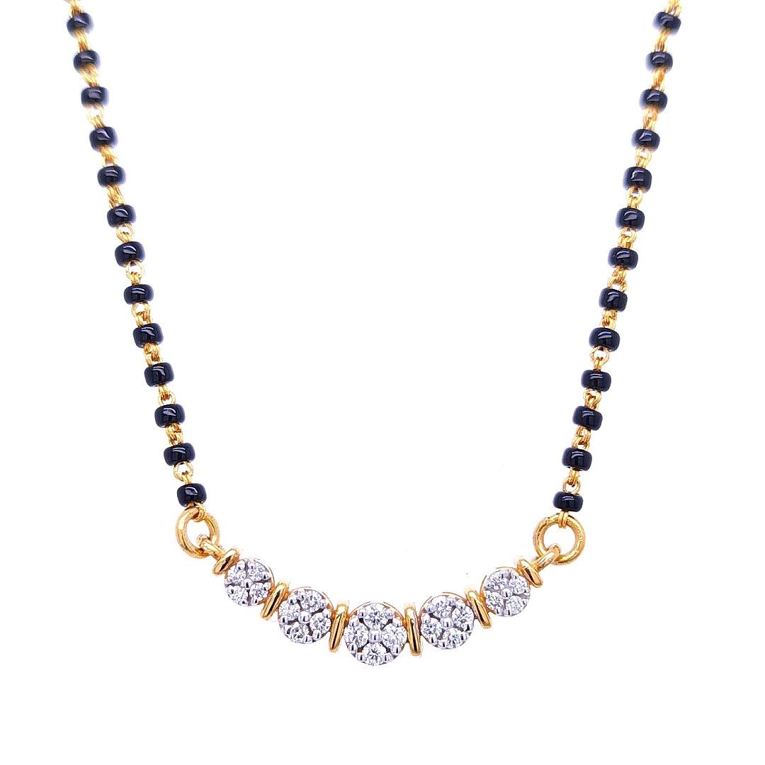 Sleek Diamond Mangalsutra