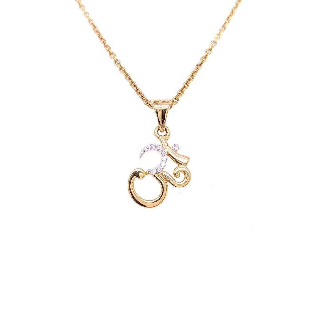 Omkara Diamond Pendant - Image 2