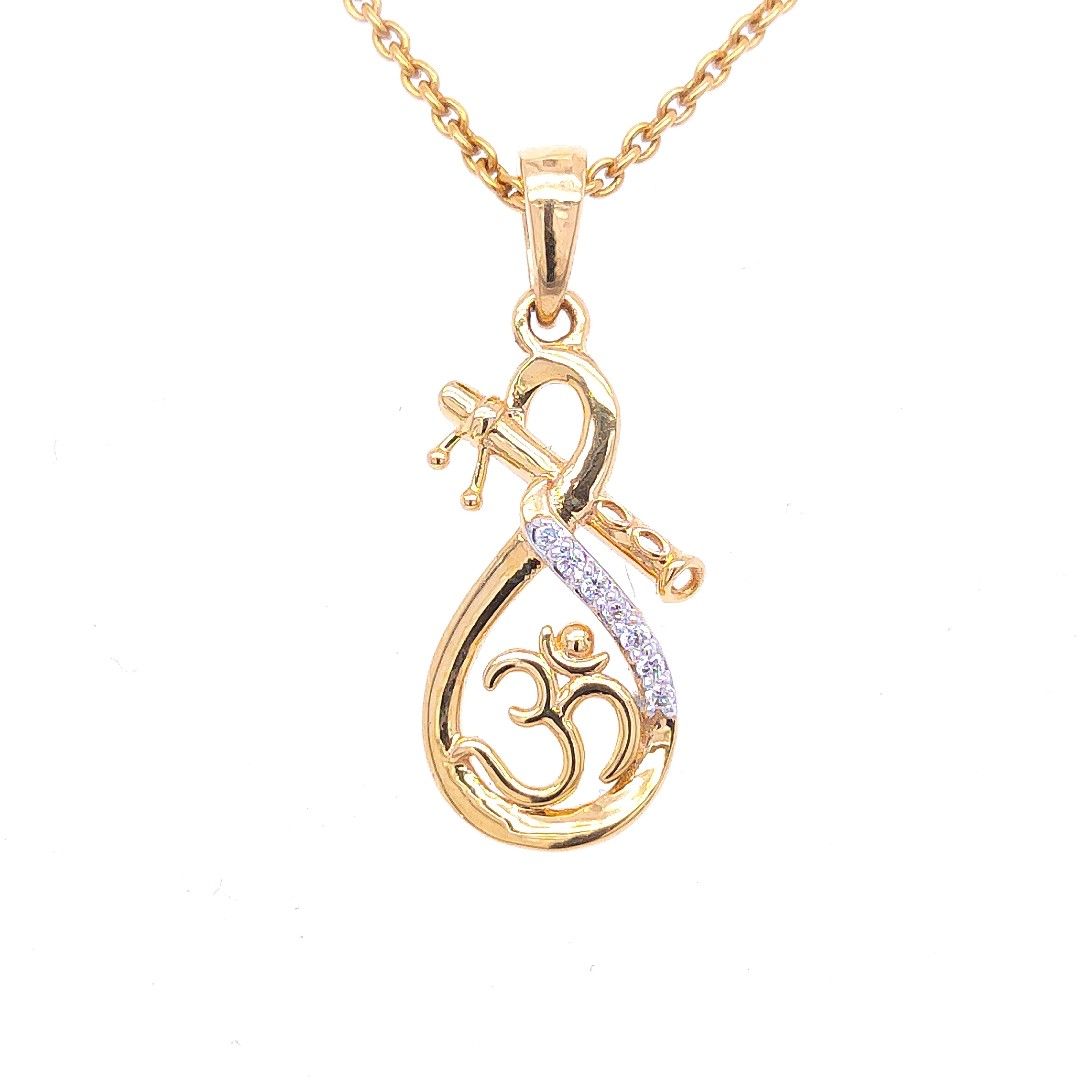 Bahsuri Om Pendant - Image 2