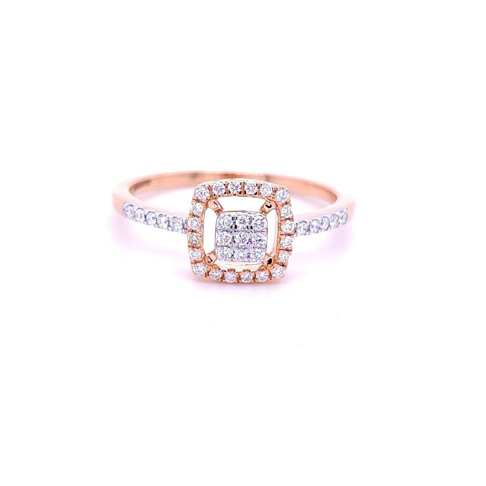 Janet square diamond ring - Image 2