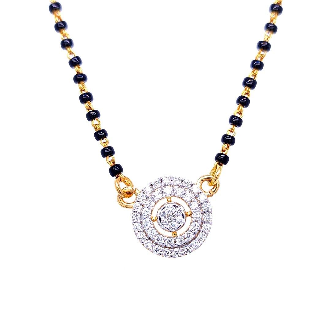 Myra diamond Pendant Set mangalsutra - Image 3