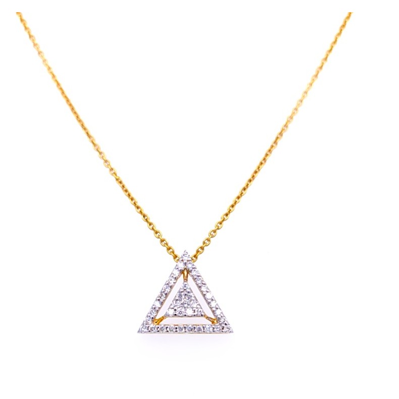 Whimsical triangular pendant - Image 4