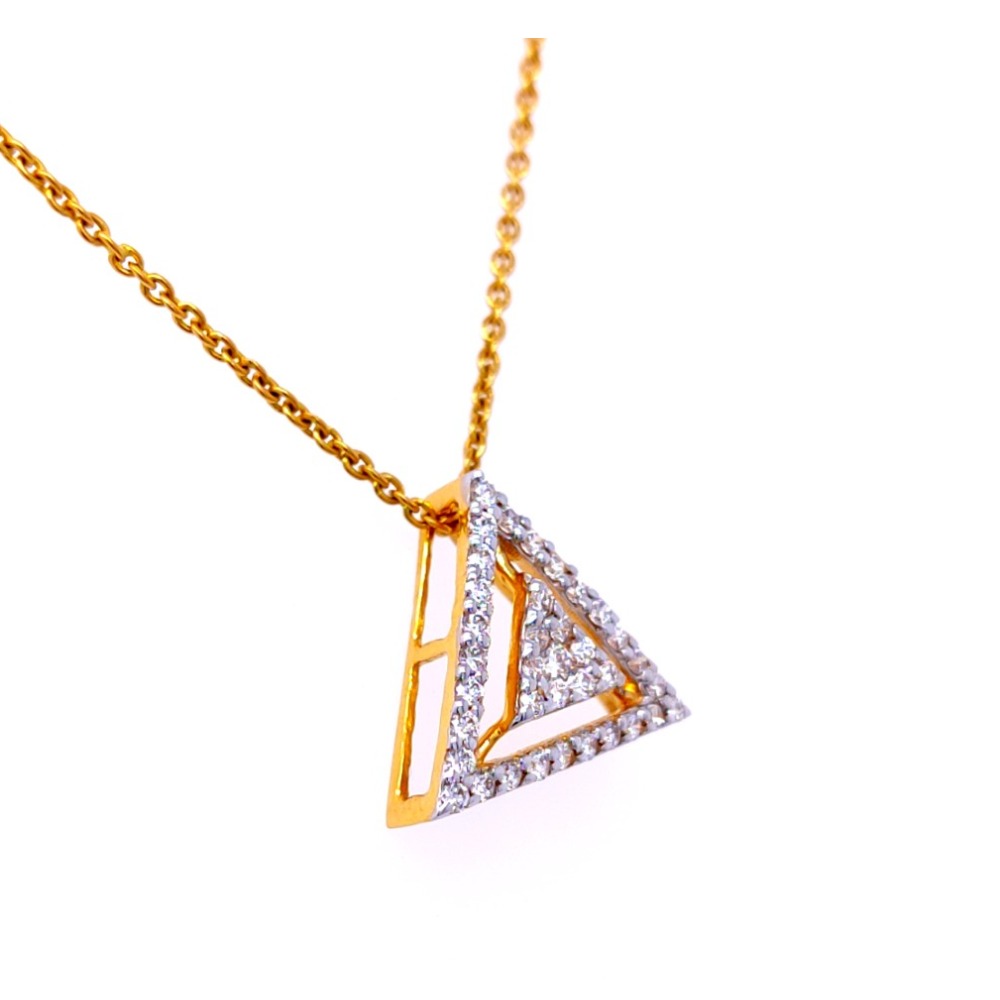Whimsical triangular pendant - Image 3