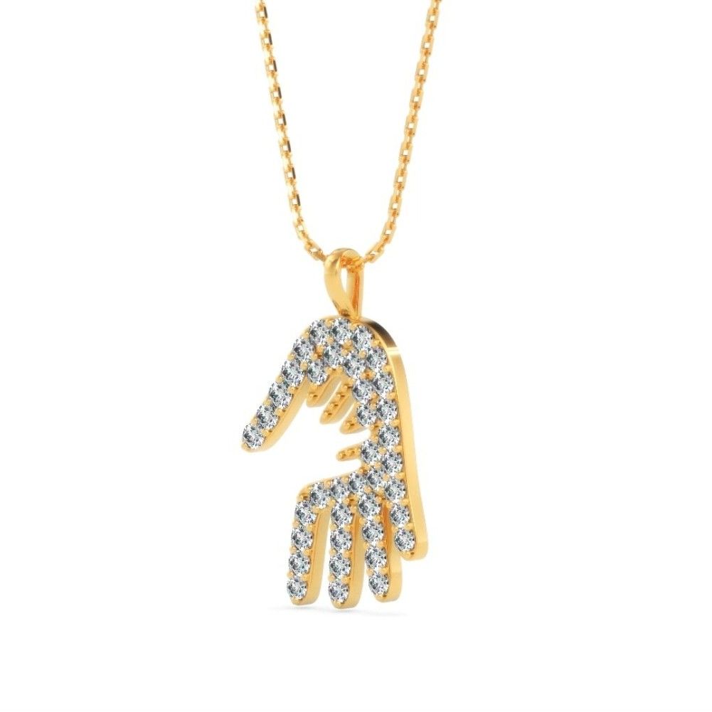 Hands Of Love Mother Diamond Pendant - Image 2