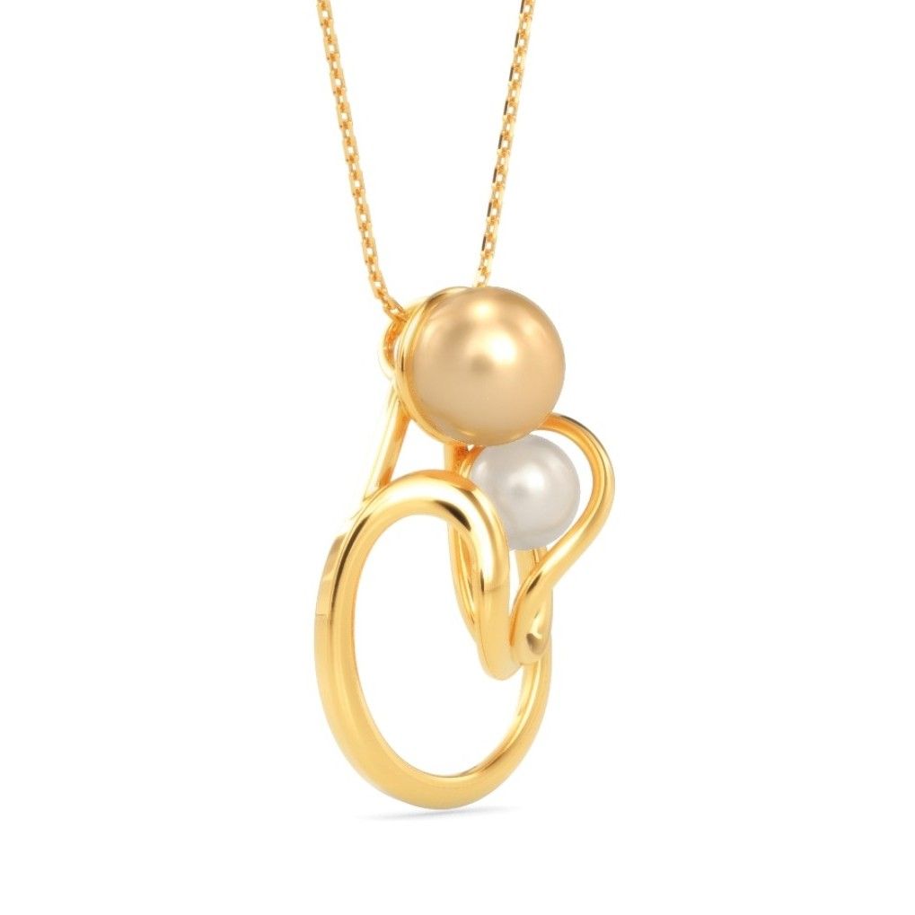 Mother Pearl Diamond Pendant - Image 2