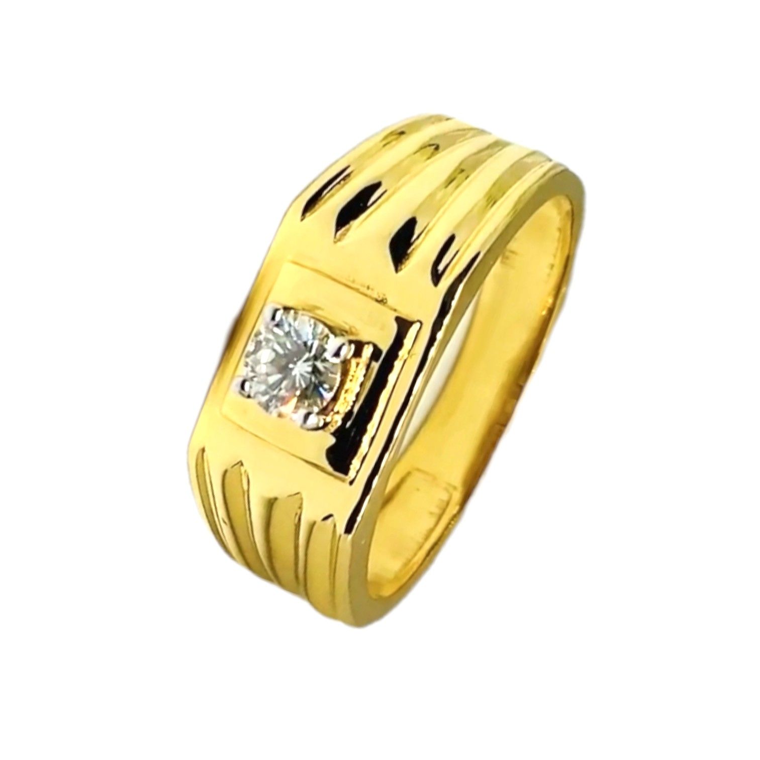 Attitude Mens Solitaire Diamond Ring - Image 2
