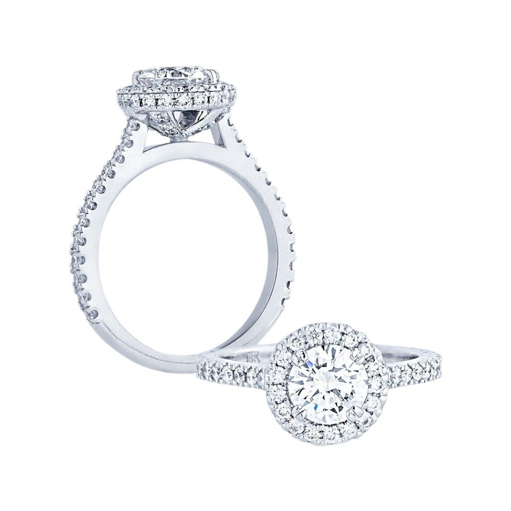 Sangini Solitaire Diamond Engagement Ring - Image 3