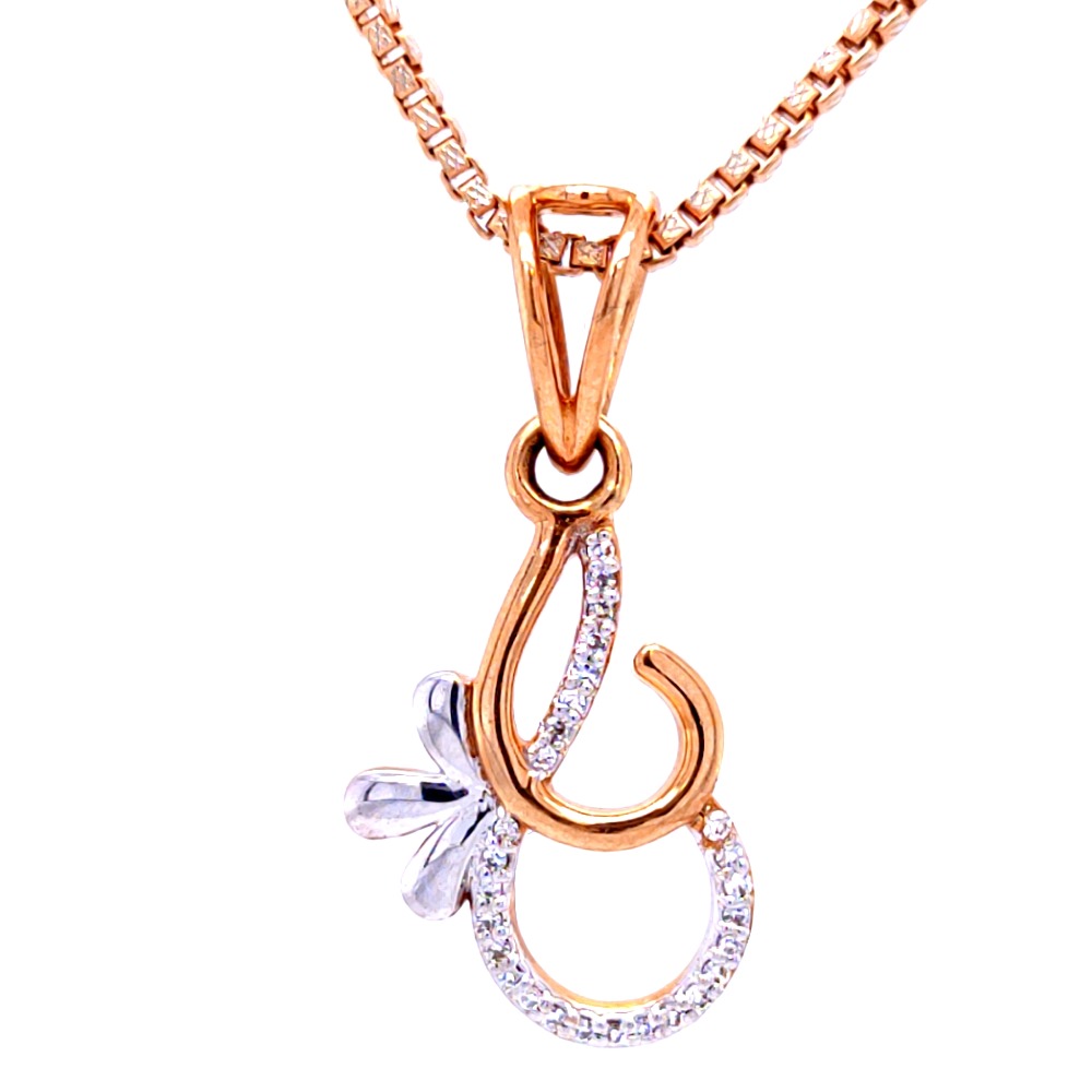 Trio petal flora sparkle pendant - Image 2