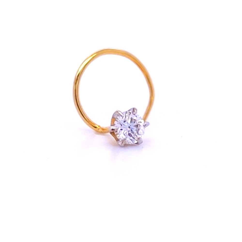 Princess one diamond nose pin - Image 3
