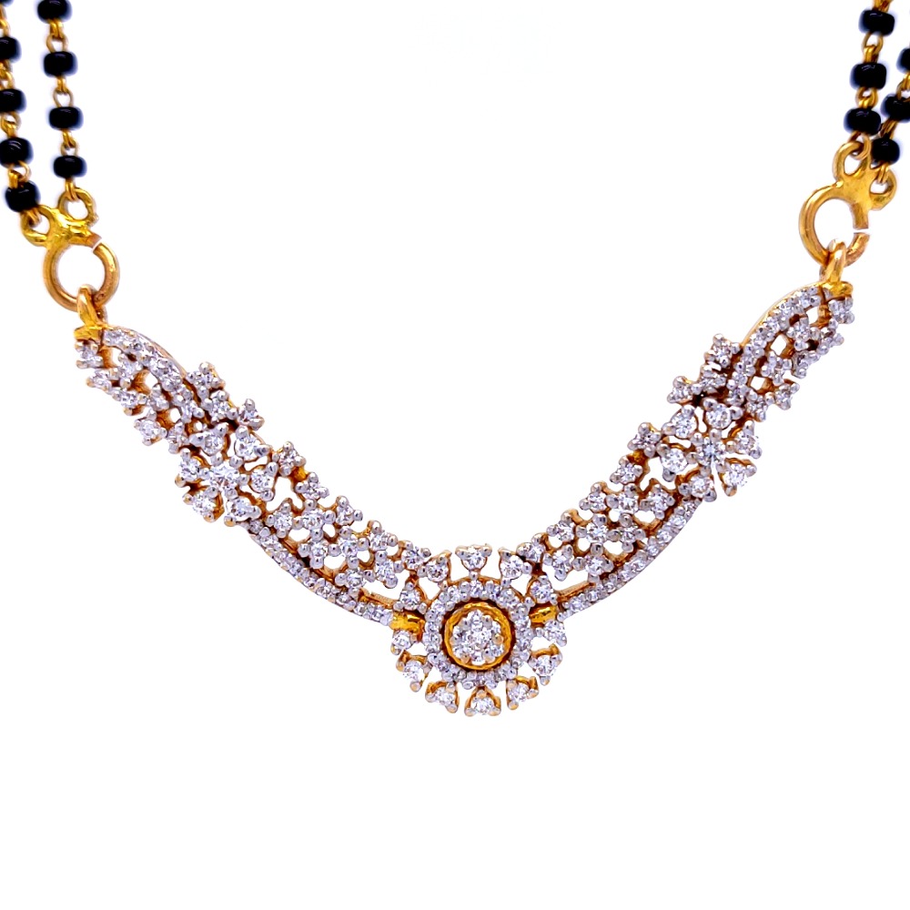 Myra sparkle diamond magalsutra