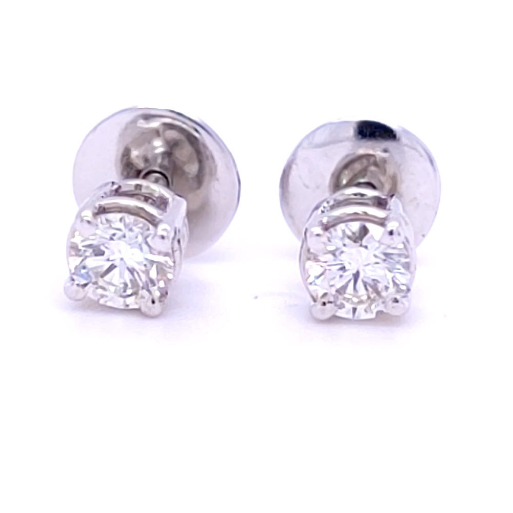 Mariana solitaire diamond earring in gold