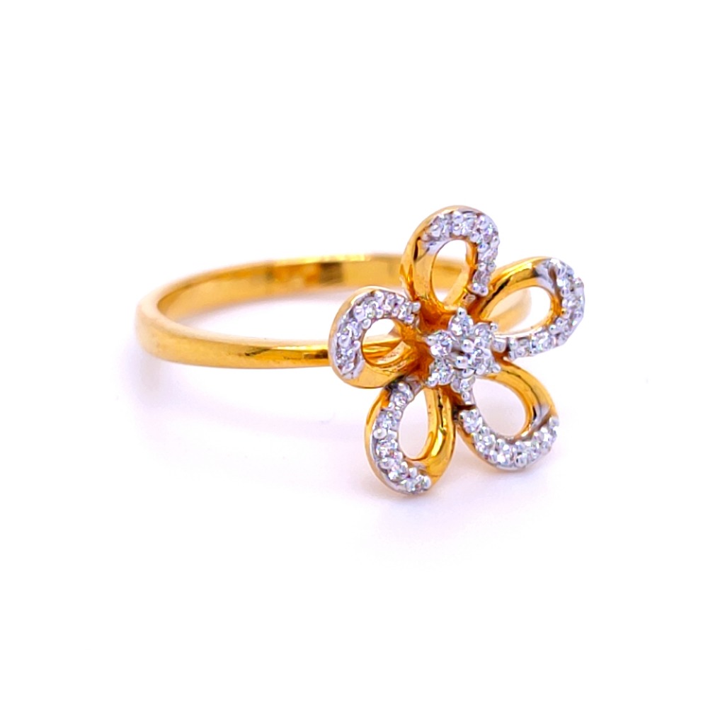 Alluring flora diamond ring for her - Image 3