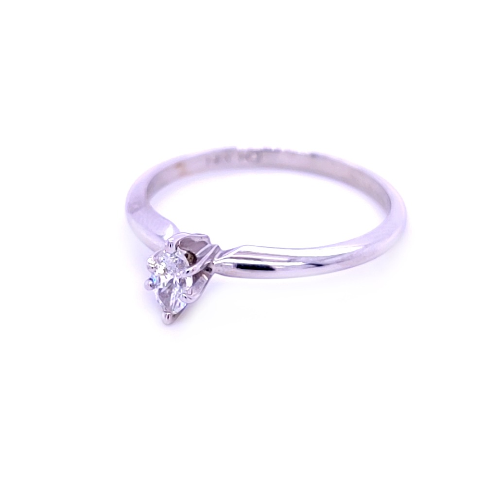 Mesmerizing solitaire marquise diamond ring in 14 kt - Image 3
