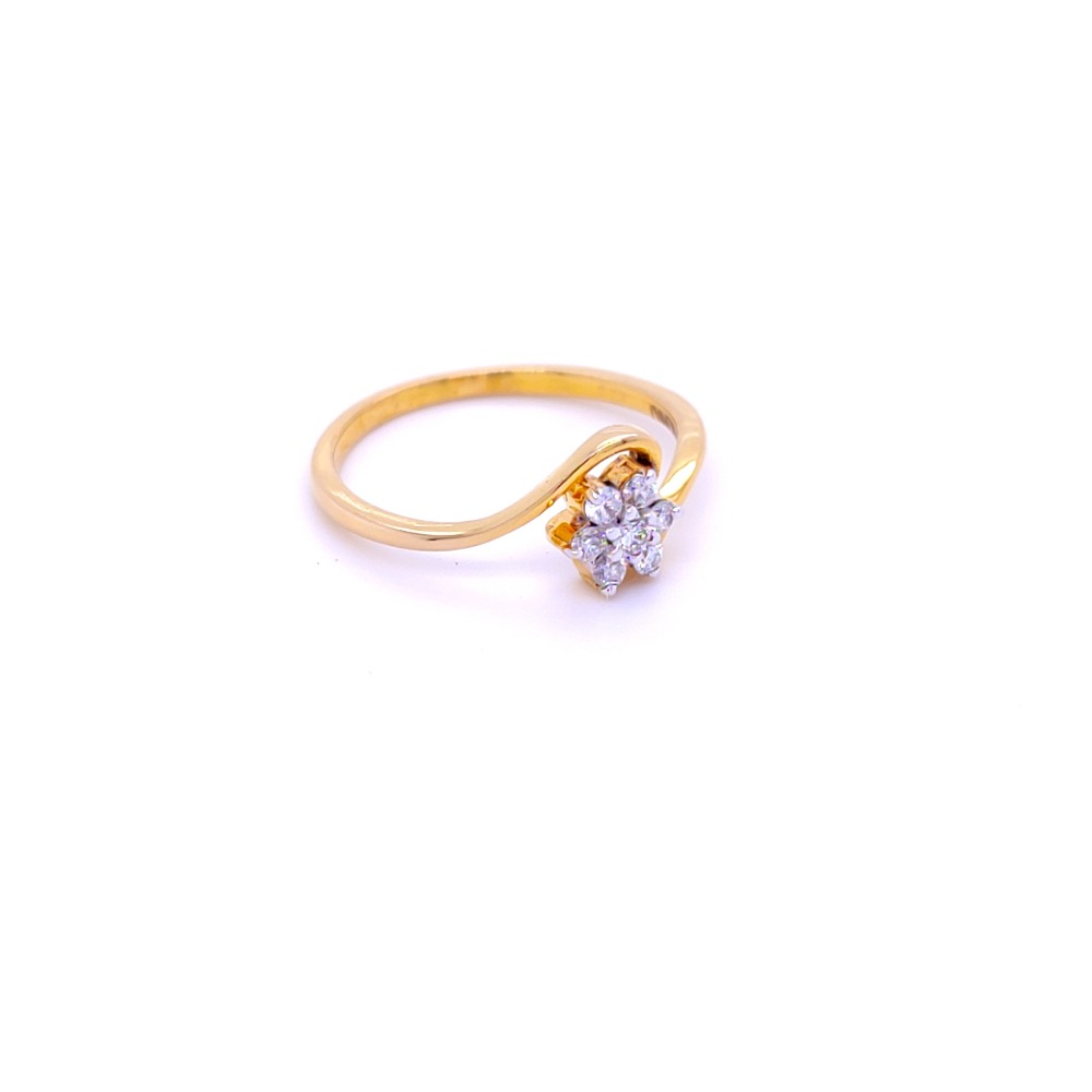 Twister holds 7 diamond flower ring - Image 3