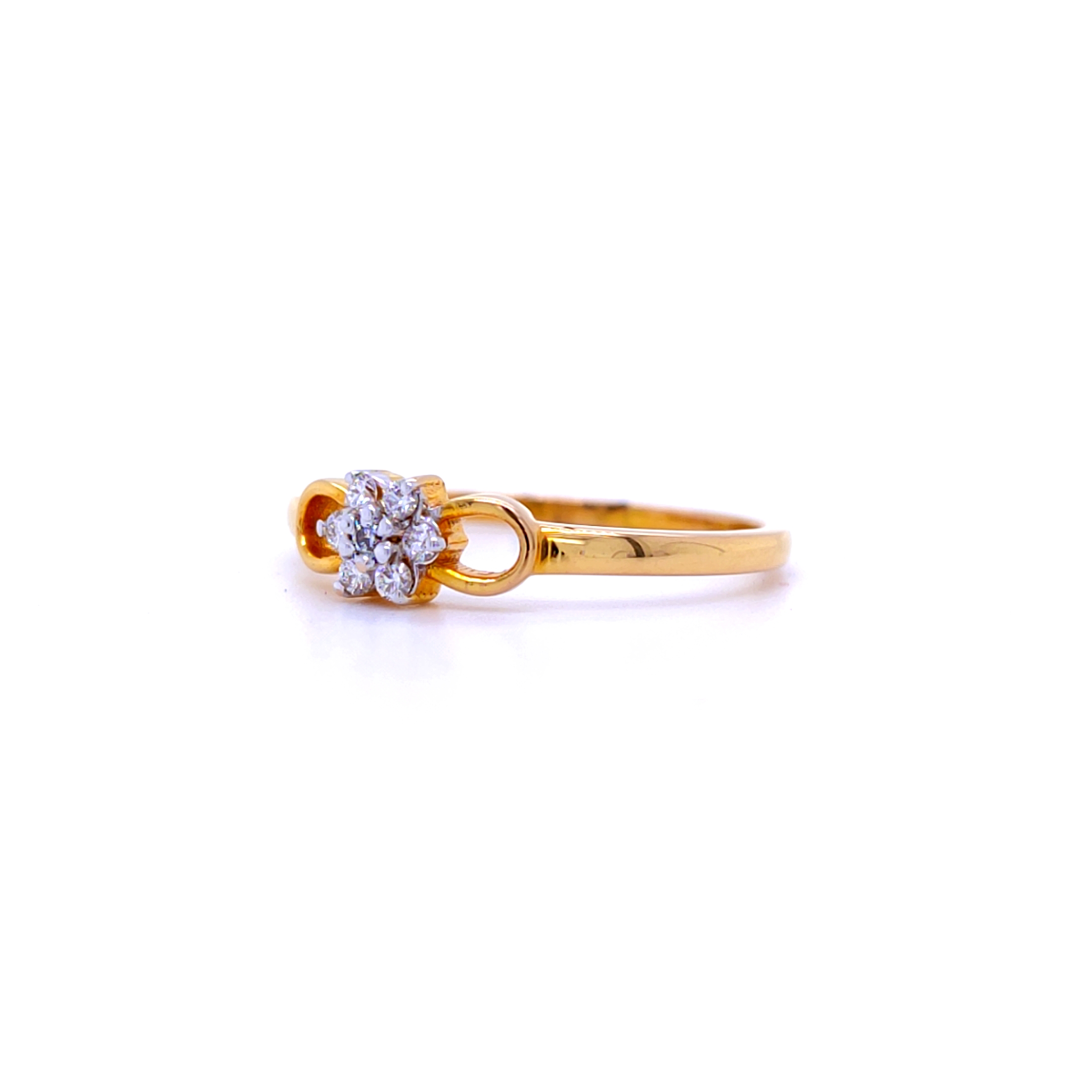 Beautiful 7 diamond bow ring for daily wear - Image 2