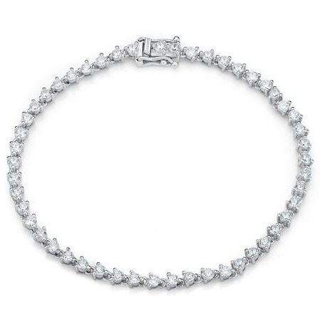 Silver Diamond Bracelet