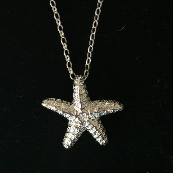 Silver Starfish Pendant