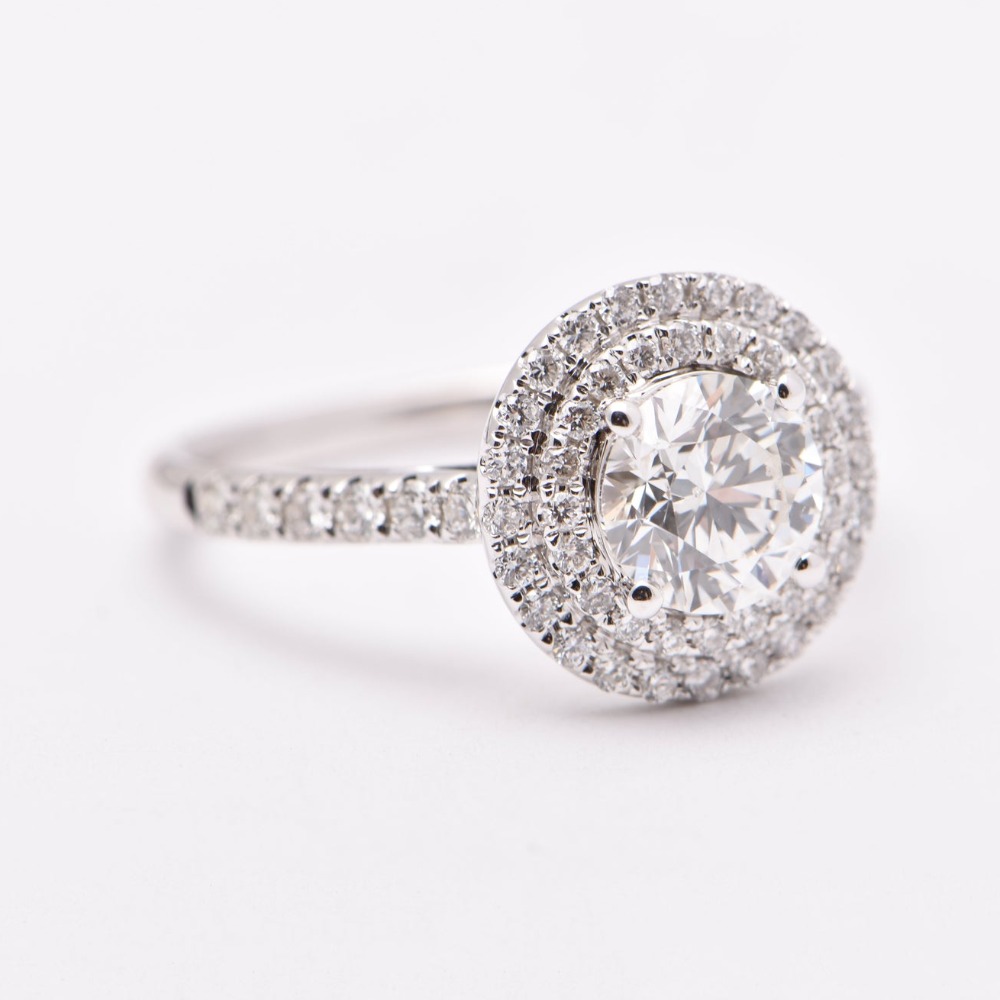Gold With Diamond Victoria Ring
