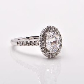Gold Diamond Chloe Ring