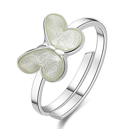 Silver Butterfly Ring