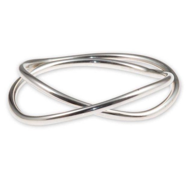 silver fancy bracelet