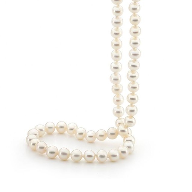 White pearl mala