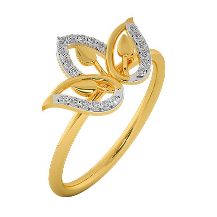 Heart on sleeve ring