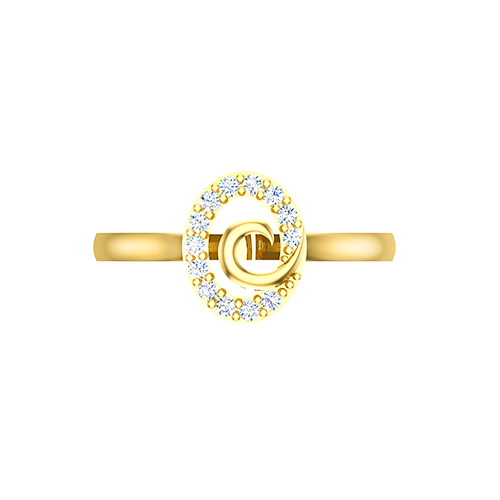 Swirling diamonds ring - Image 2