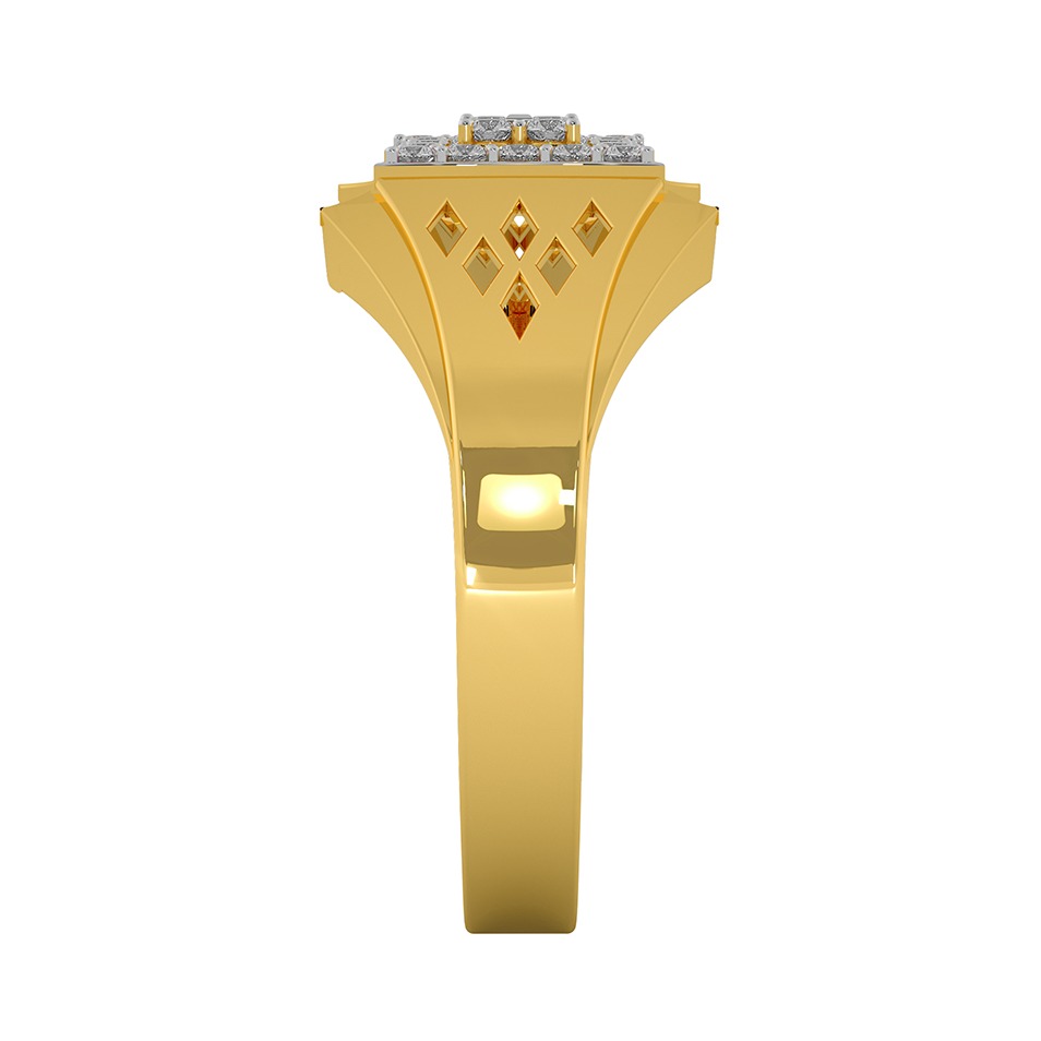 Diamond cuts ring - Image 2