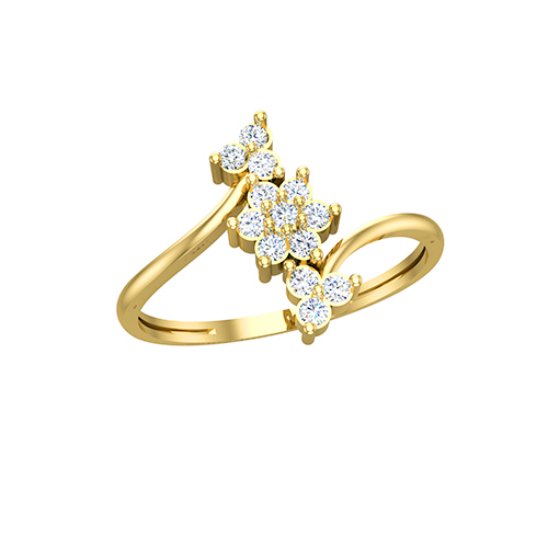 Flowers and petals ring