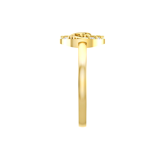 Swirling diamonds ring - Image 3
