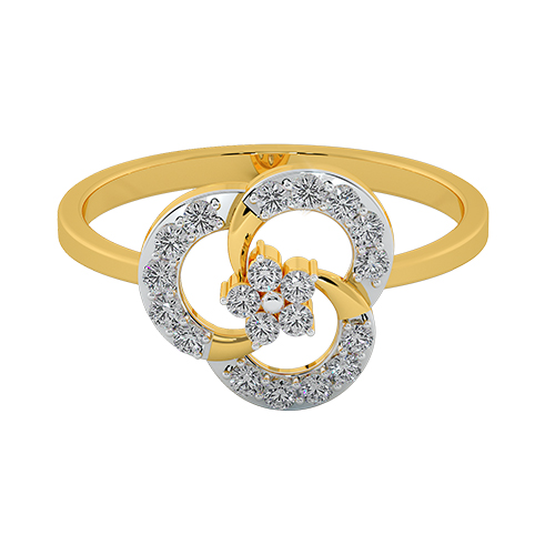 Ripple of sparkle ring