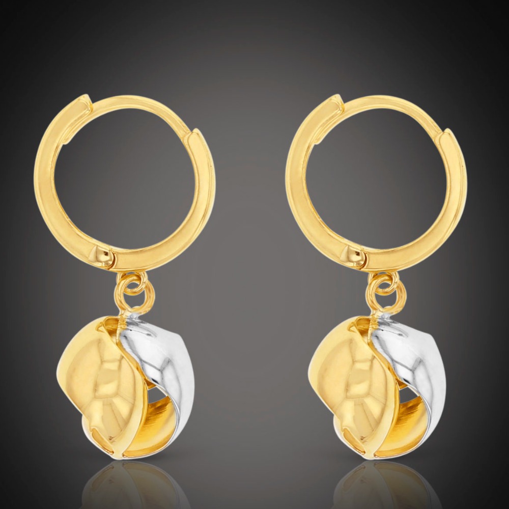 Corricella Huggie Earring With Hanging Knot