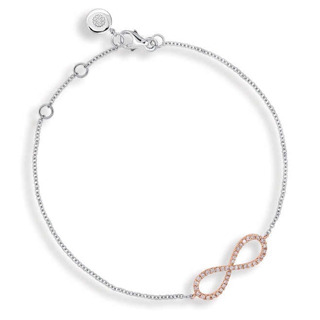 gold Blush infinite love bracelet