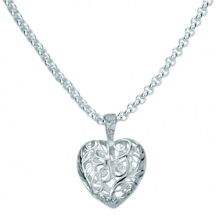 Silver fancy with chain