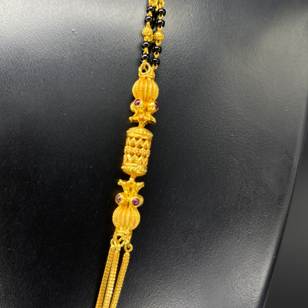 22 carat temple short mangalsutra - Image 3