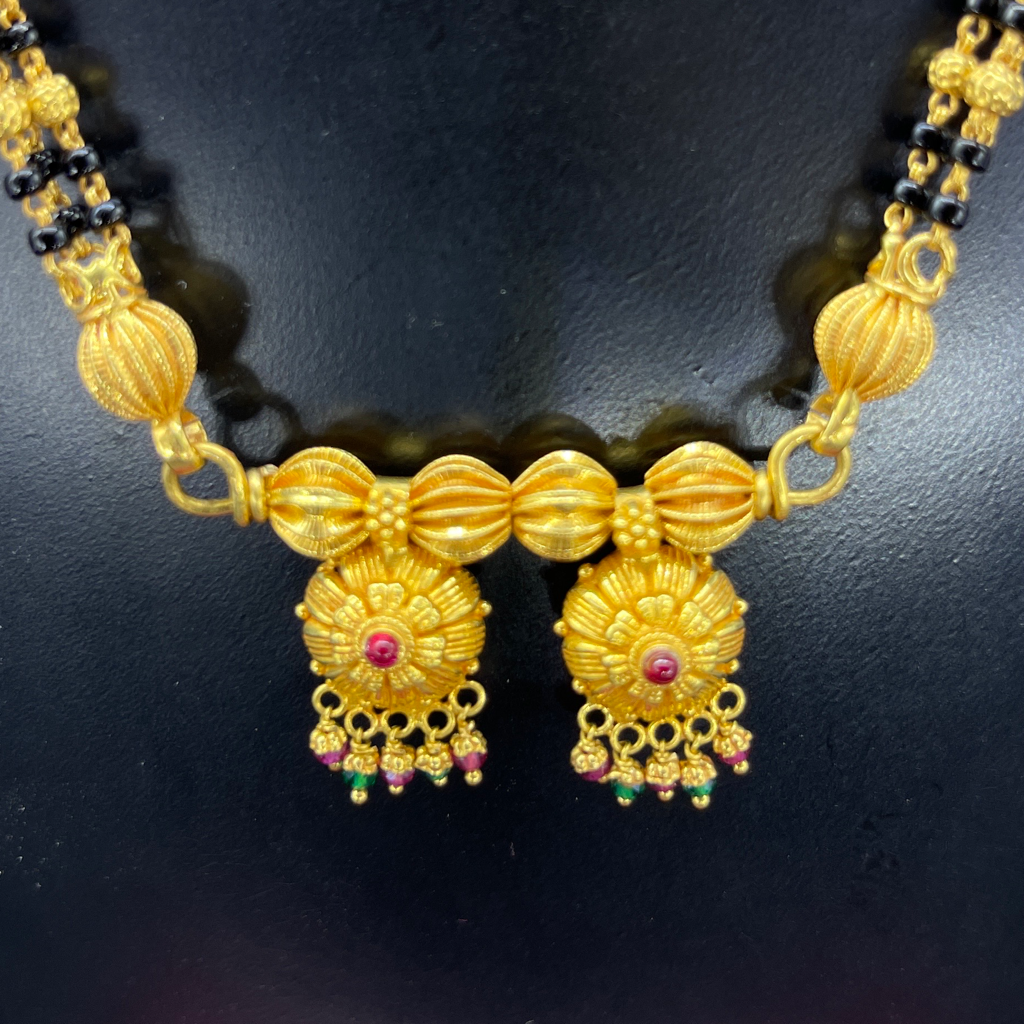 22 carat temple short mangalsutra - Image 2