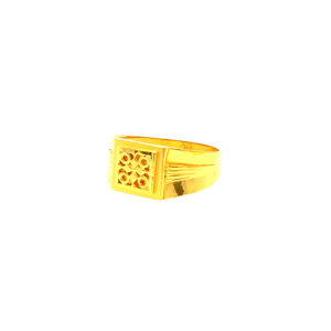 22k Yellow Gold Dazzling Plain Ring