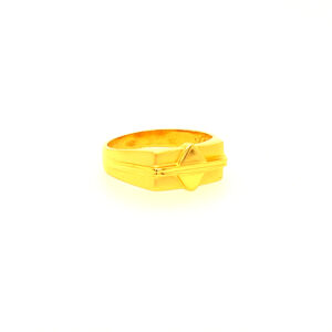 22k Yellow Gold Elegant Plain Ring
