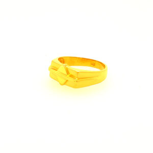 22k Yellow Gold Elegant Plain Ring